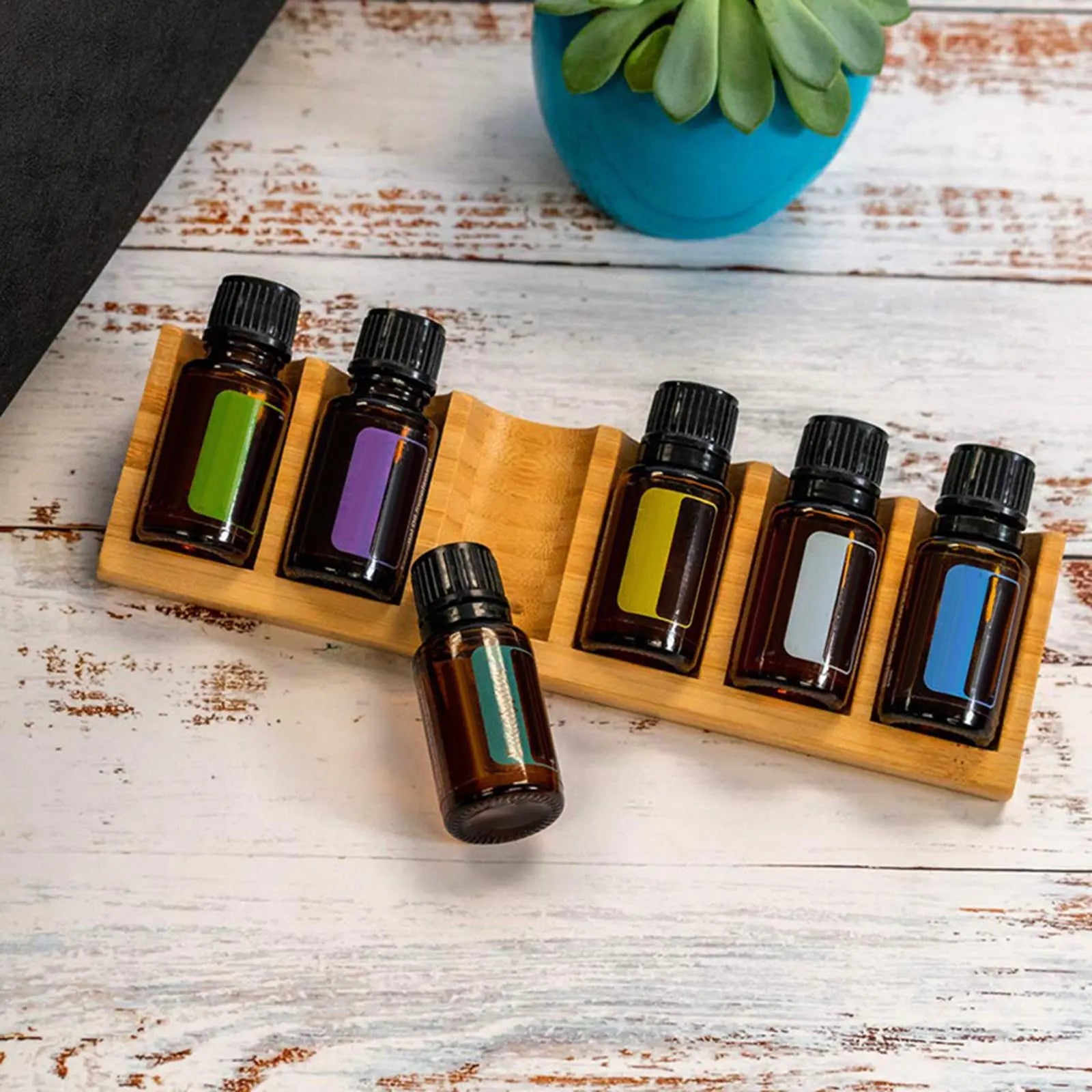 Wooden Essential Oil Organiser