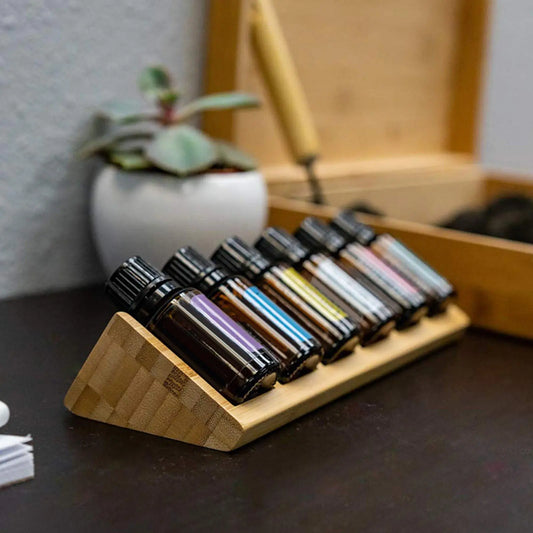 Organisateur d'huiles essentielles en bois