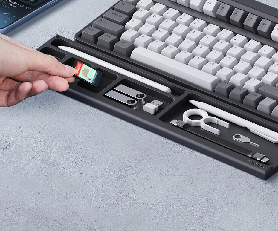 Keyboard Wrist Pad with Storage