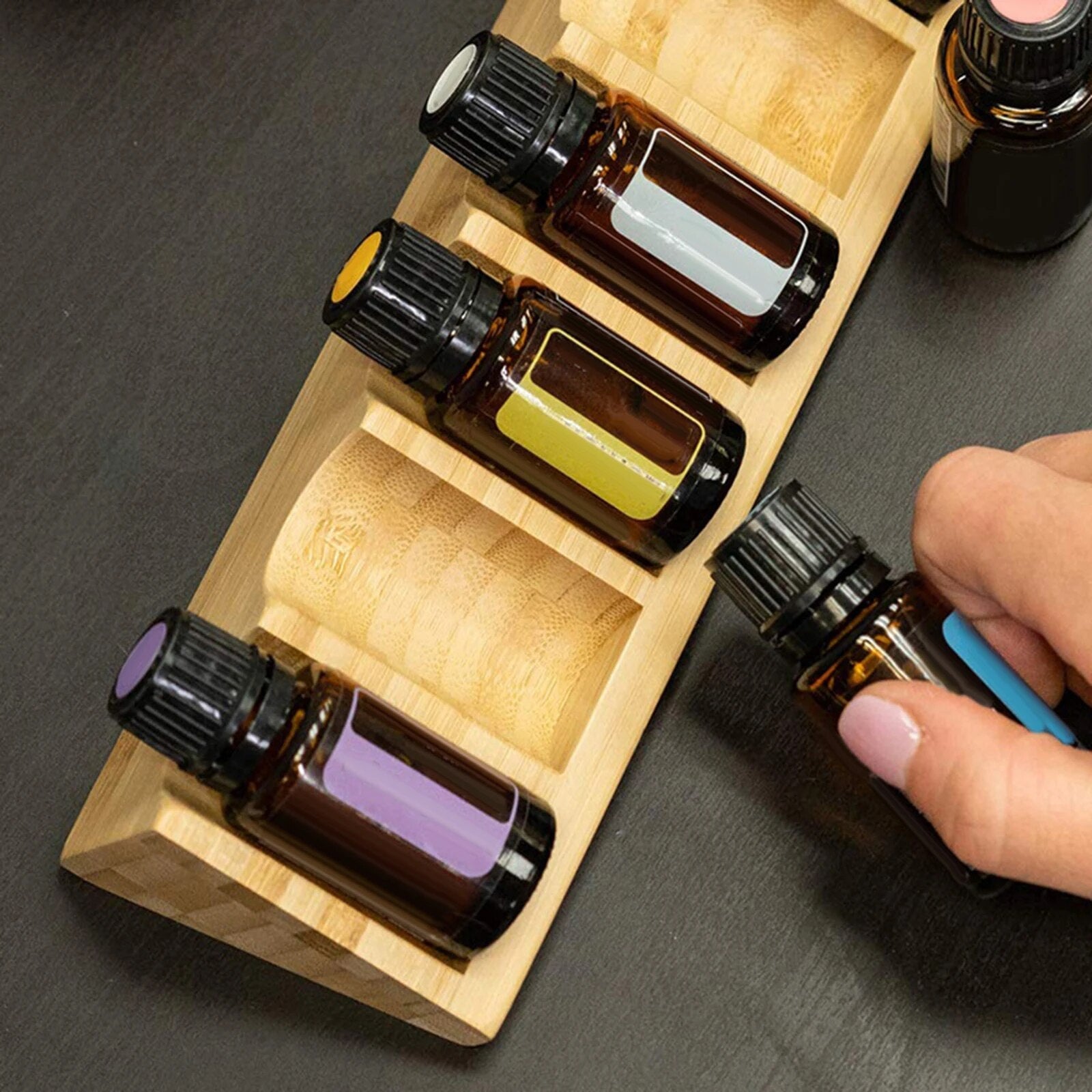 Wooden Essential Oil Organiser