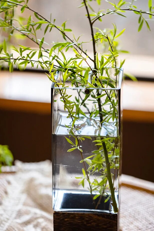 Nordic Rectangular Hydroponic Vase