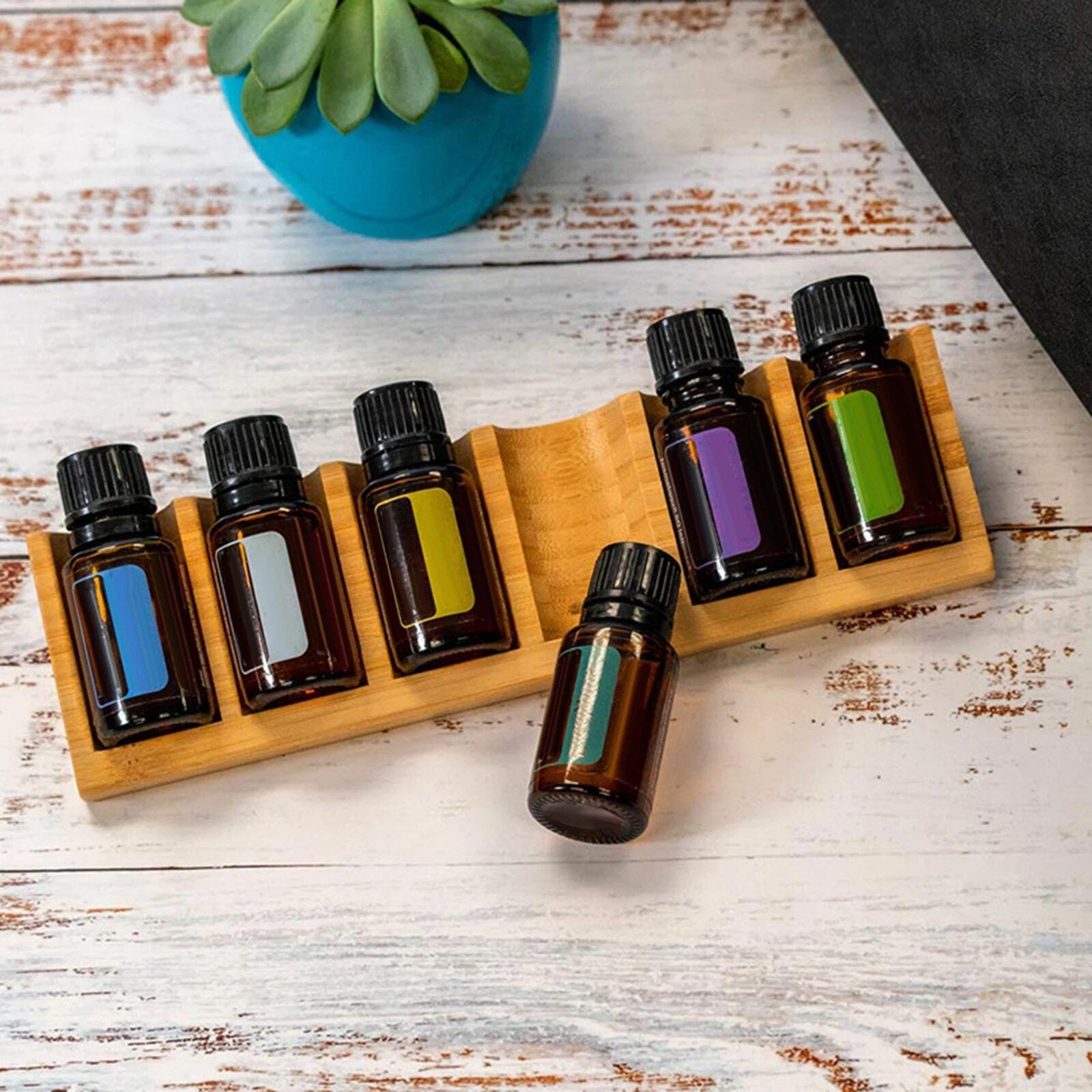 Wooden Essential Oil Organiser