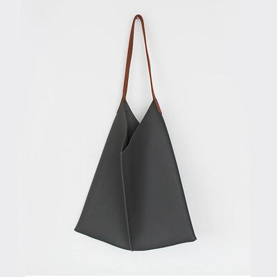 Soft PU Leather Crossbody Tote Bag | Minimalist Tote Bag