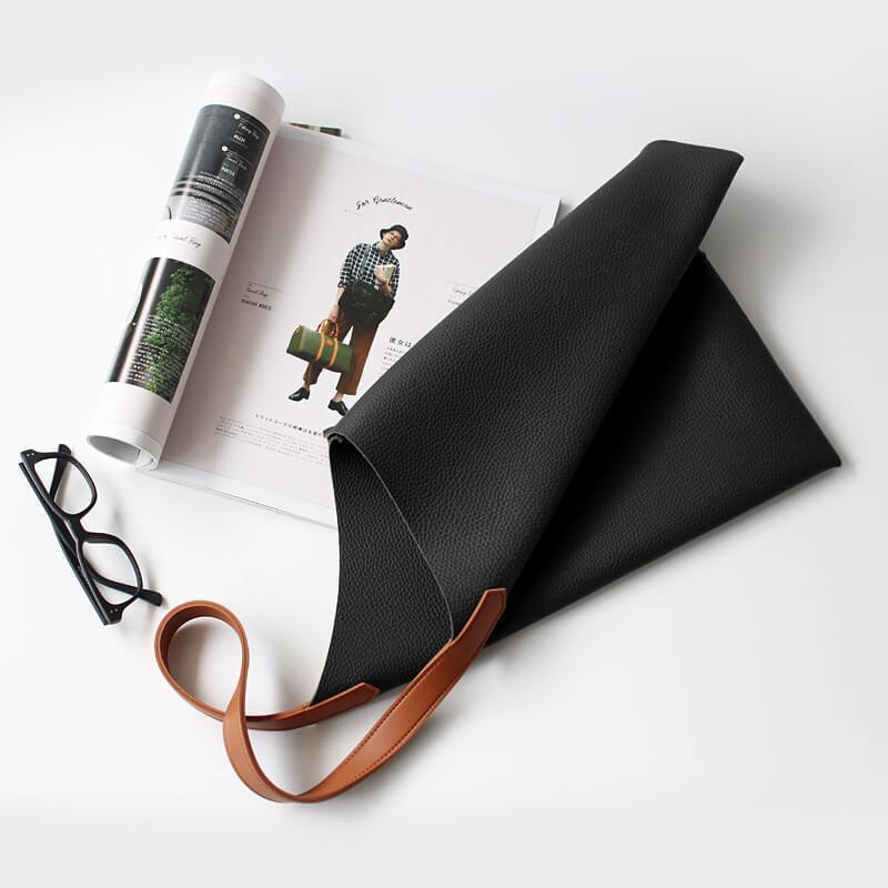 Soft PU Leather Crossbody Tote Bag | Minimalist Tote Bag