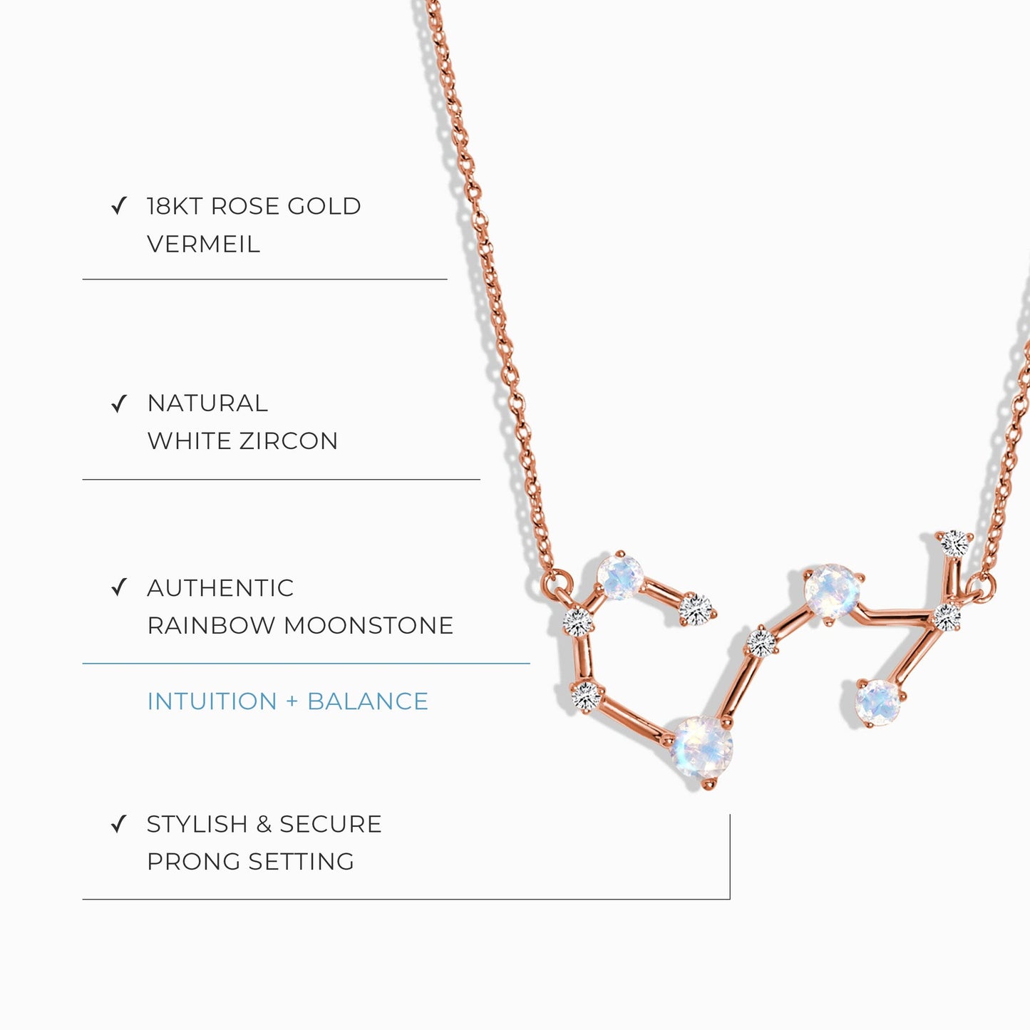 Collier et boucles d'oreilles constellation du zodiaque Scorpion