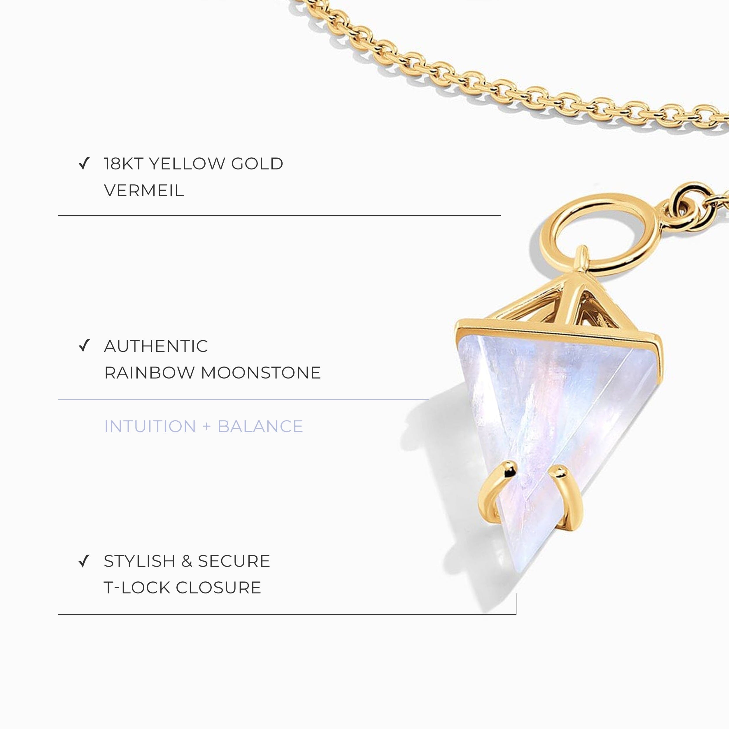 Moonstone Necklace - Heroine T Lock