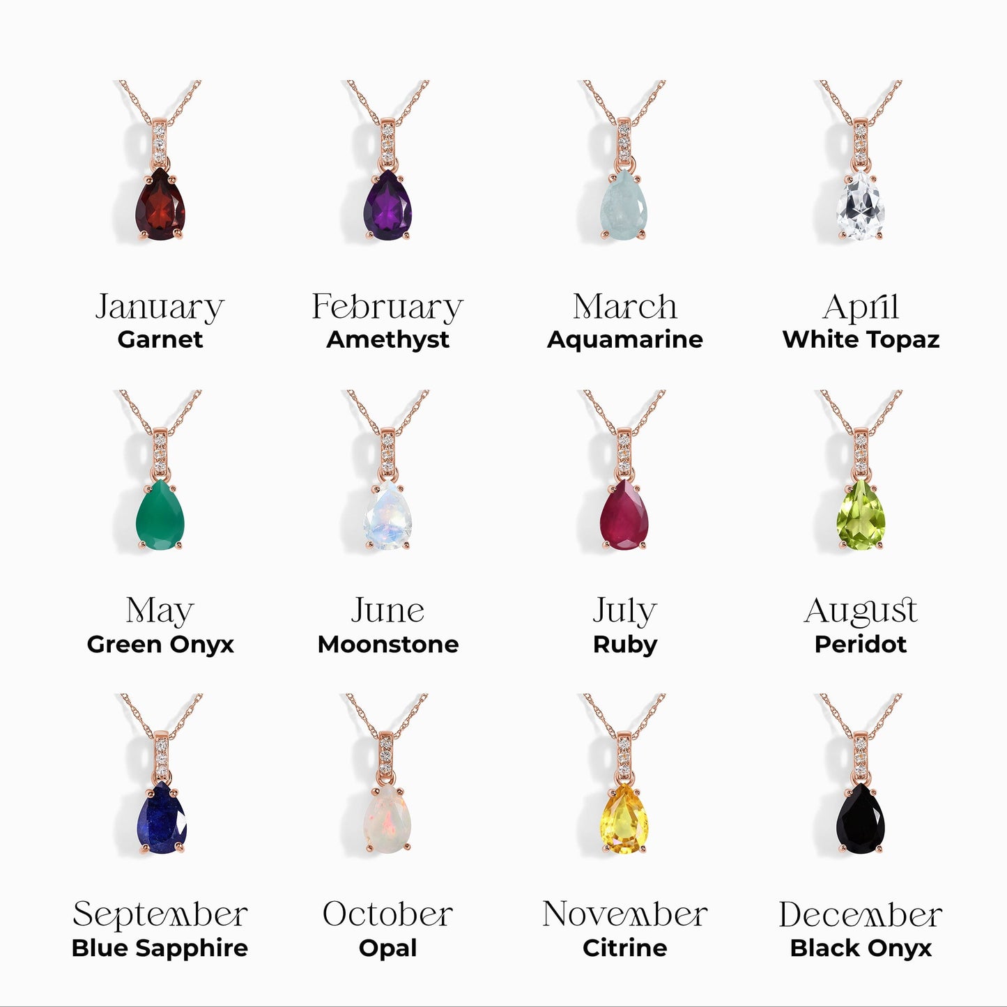 Collier Sway en améthyste et diamants - Pierre de naissance de février