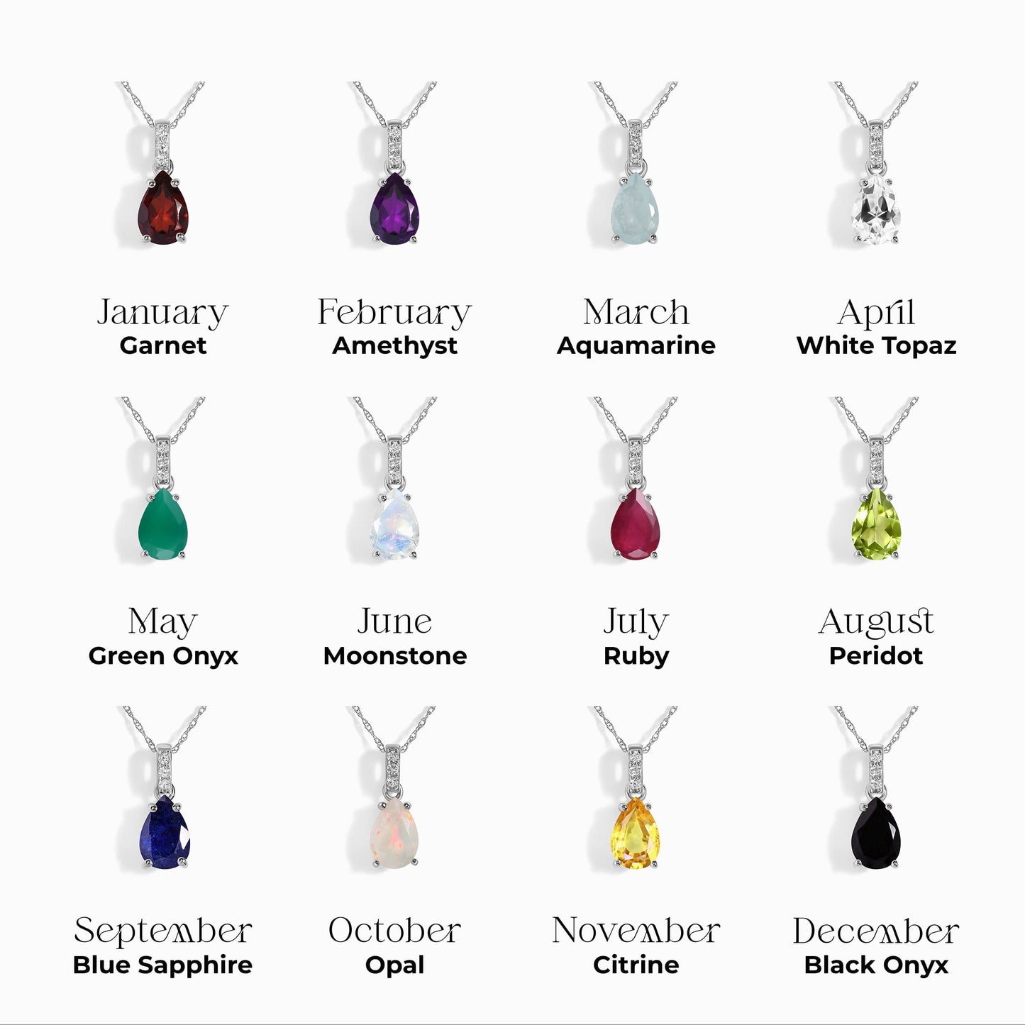 Collier Sway en améthyste et diamants - Pierre de naissance de février