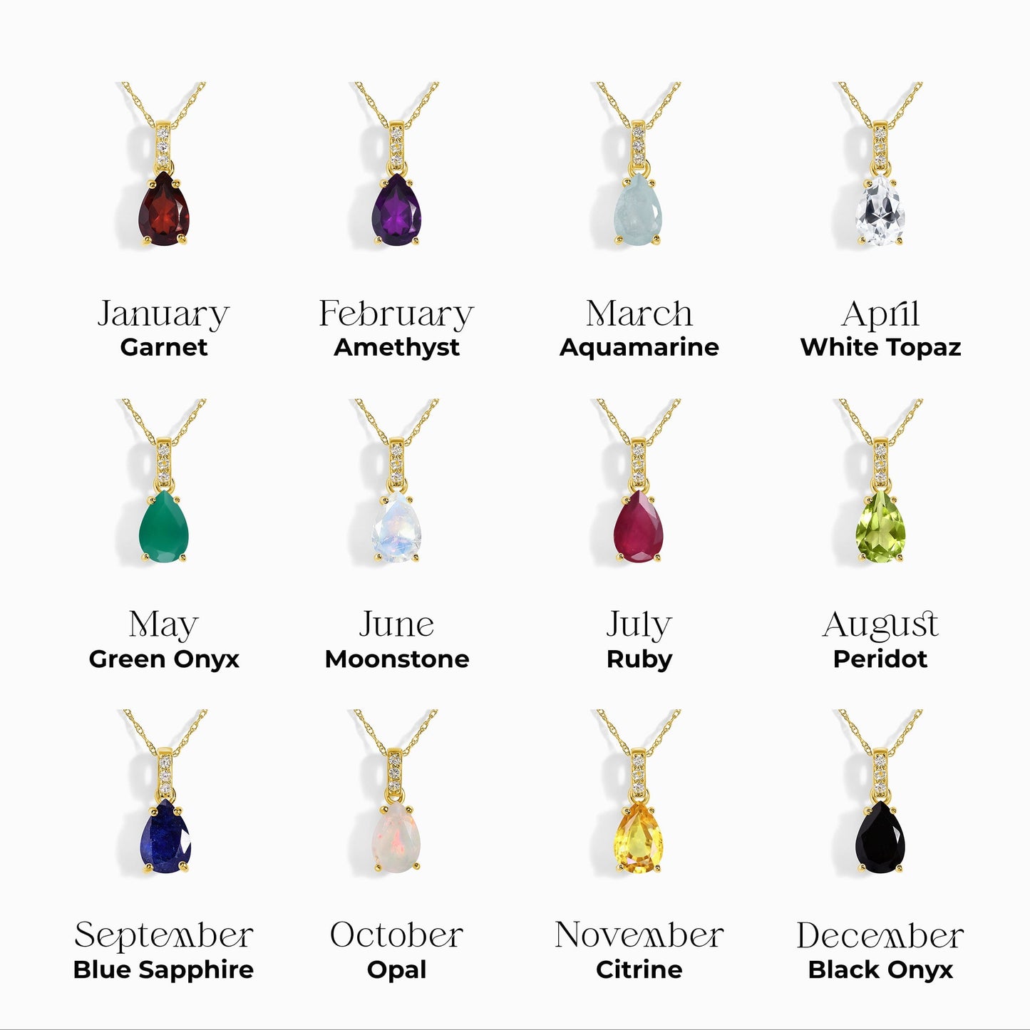 Collier Sway en améthyste et diamants - Pierre de naissance de février