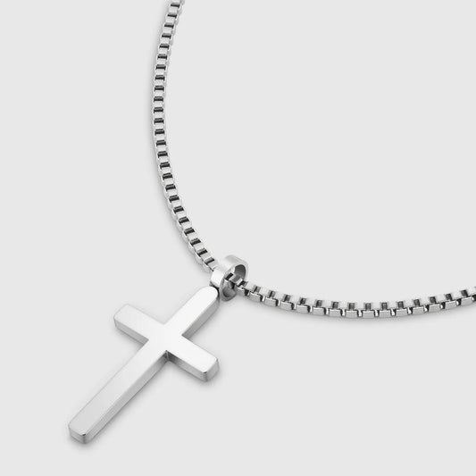 Classic Cross & Box Chain Sylvian Grant
