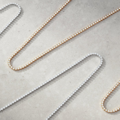 Minimal Tennis Necklace