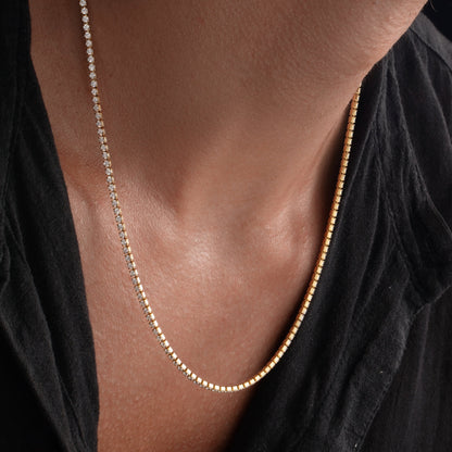 Minimal Tennis Necklace