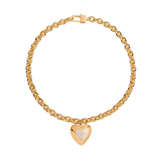 Amor Pave Necklace Joolz by Martha Calvo