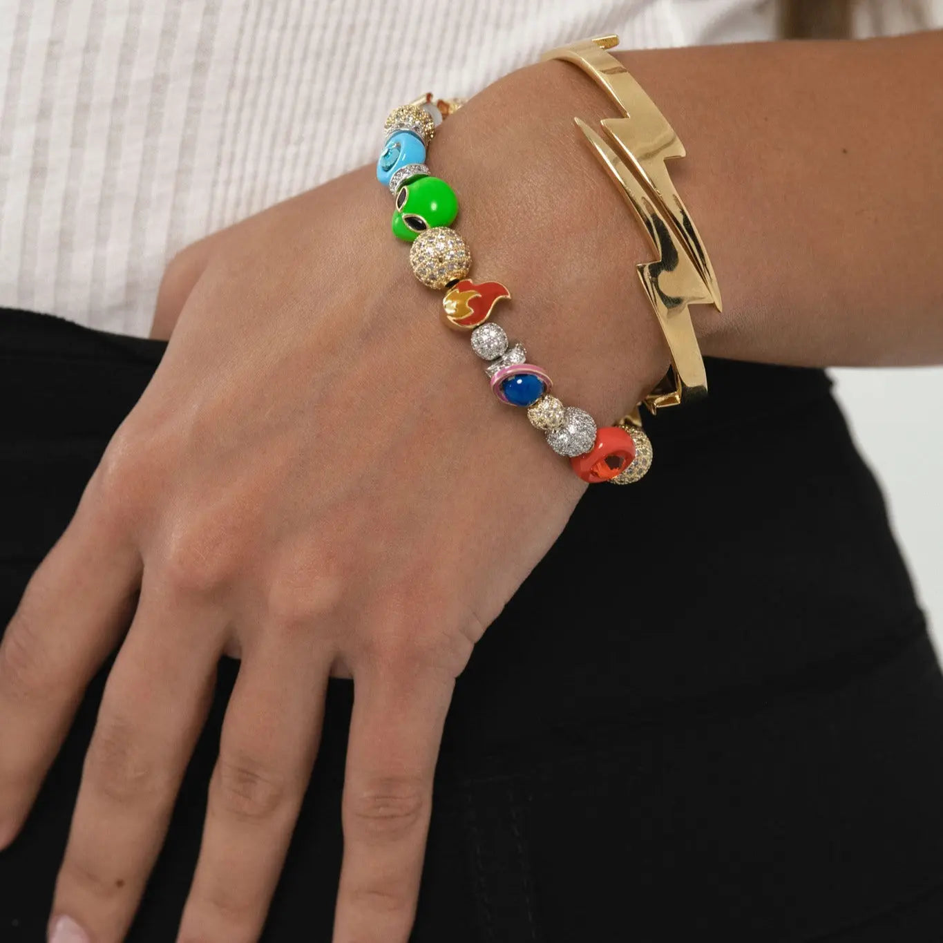 Lightning Bolt Bangle Martha Calvo