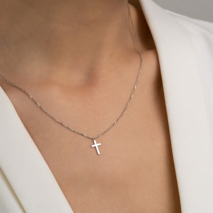 Dainty Cross Necklace for Women