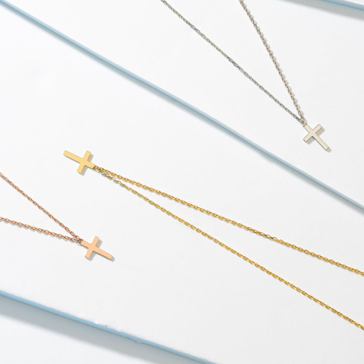 Dainty Cross Necklace for Women