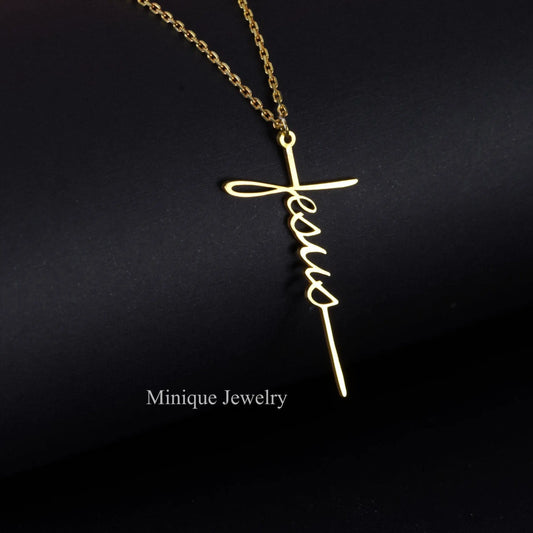 JESUS CROSS necklace Starymagic