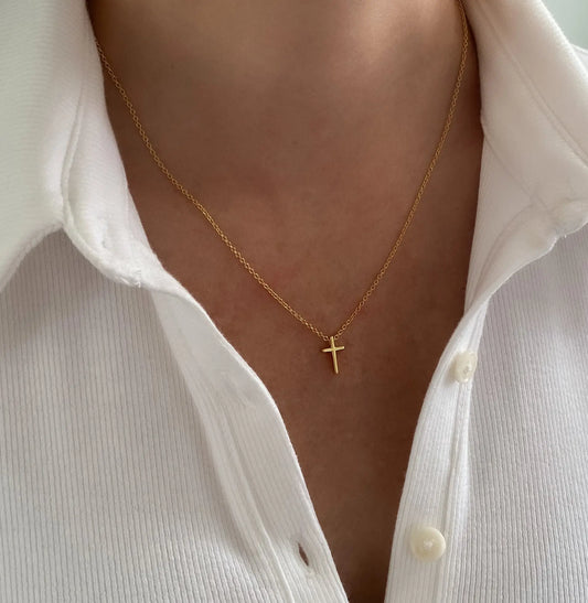 Silver Cross Necklace Starymagic