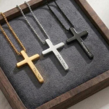 Personalized Men Women Boys Girls Christian Catholic Pendant Baptism Confirmation Birthday Gift for Him Her Custom Engraved