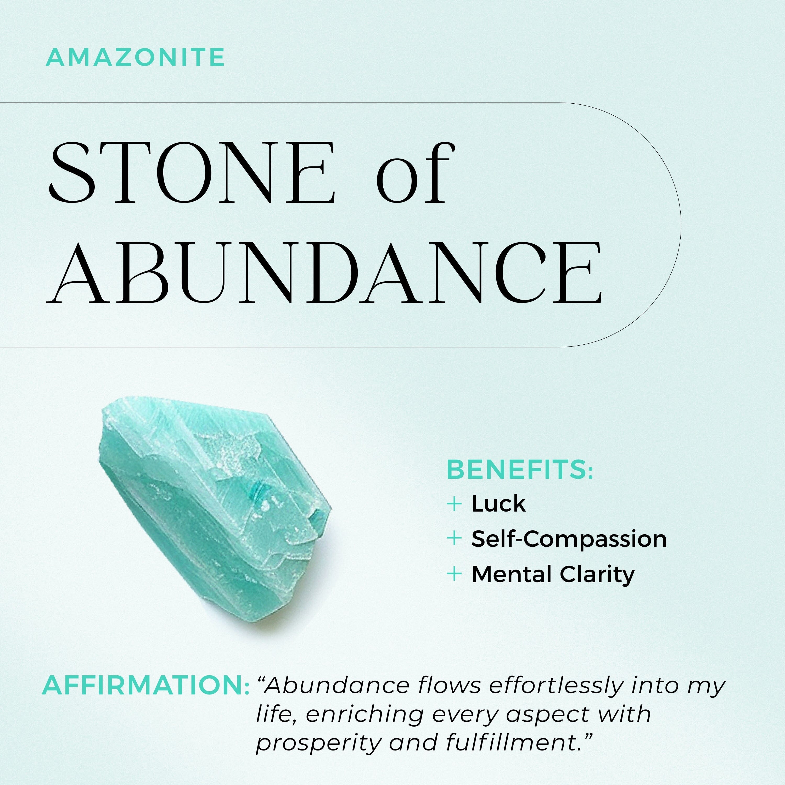 Raw Crystal Necklace - Sacred Amazonite