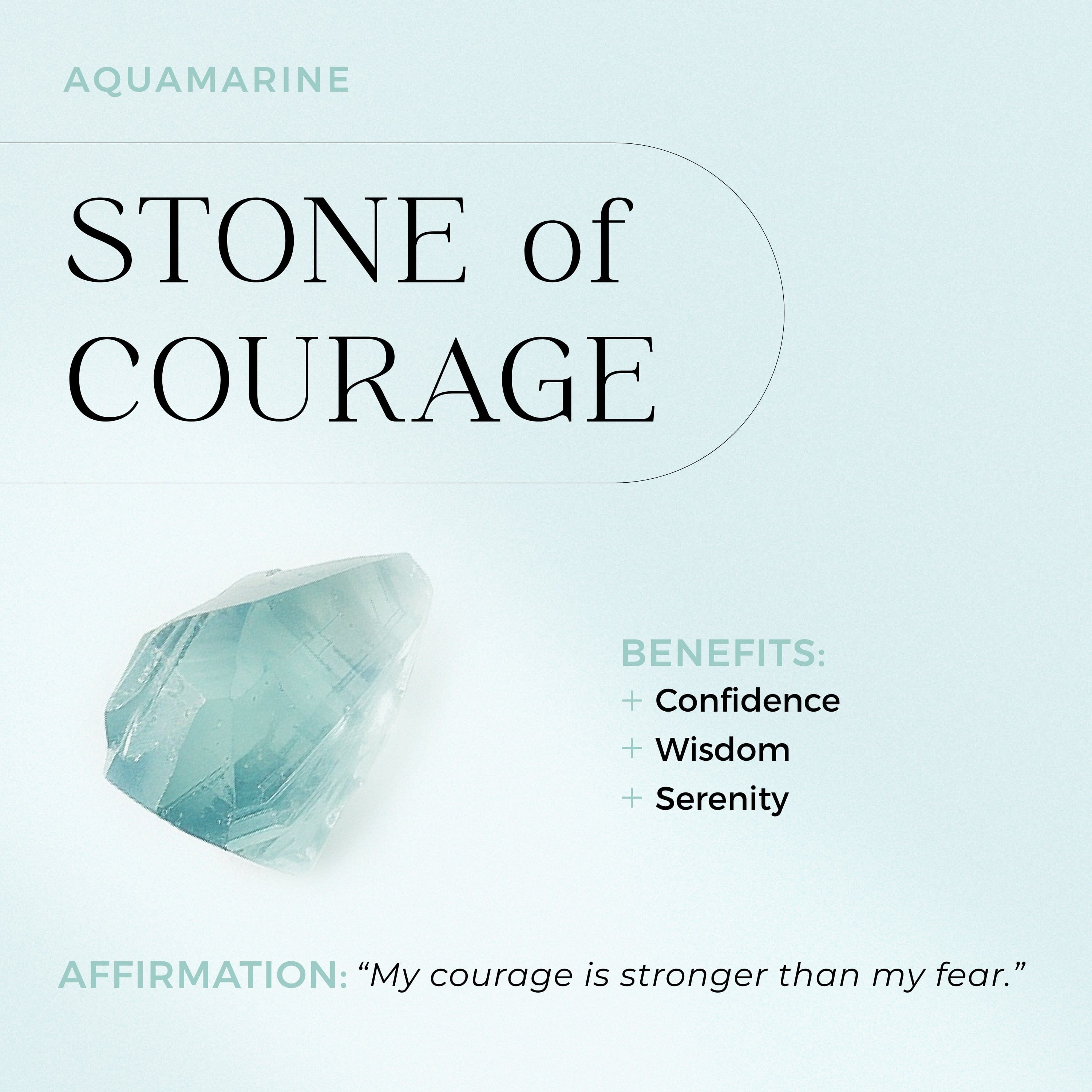 Aquamarine Necklace - Fearlessness