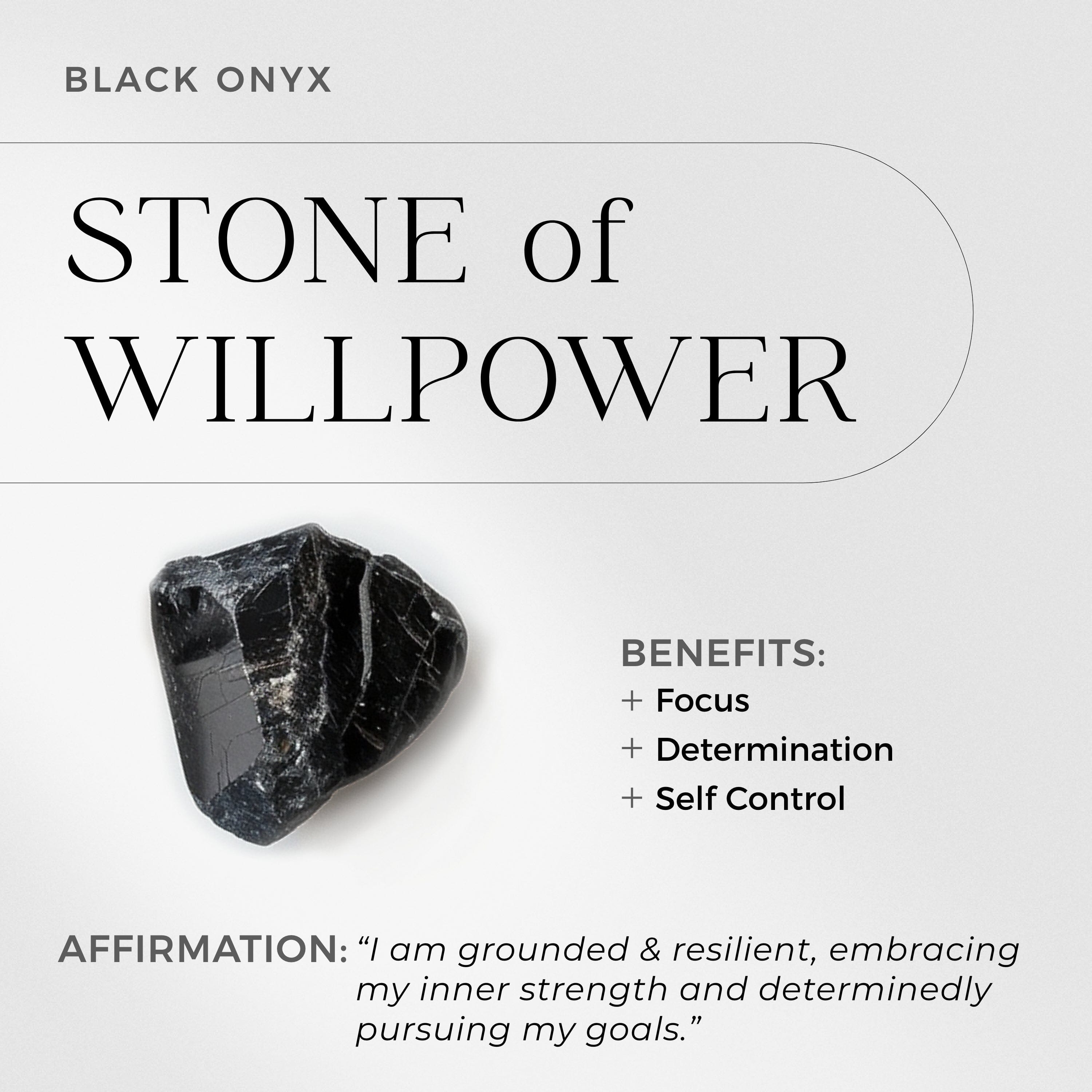 Black Onyx Bracelet Floating Sway - December Birthstone