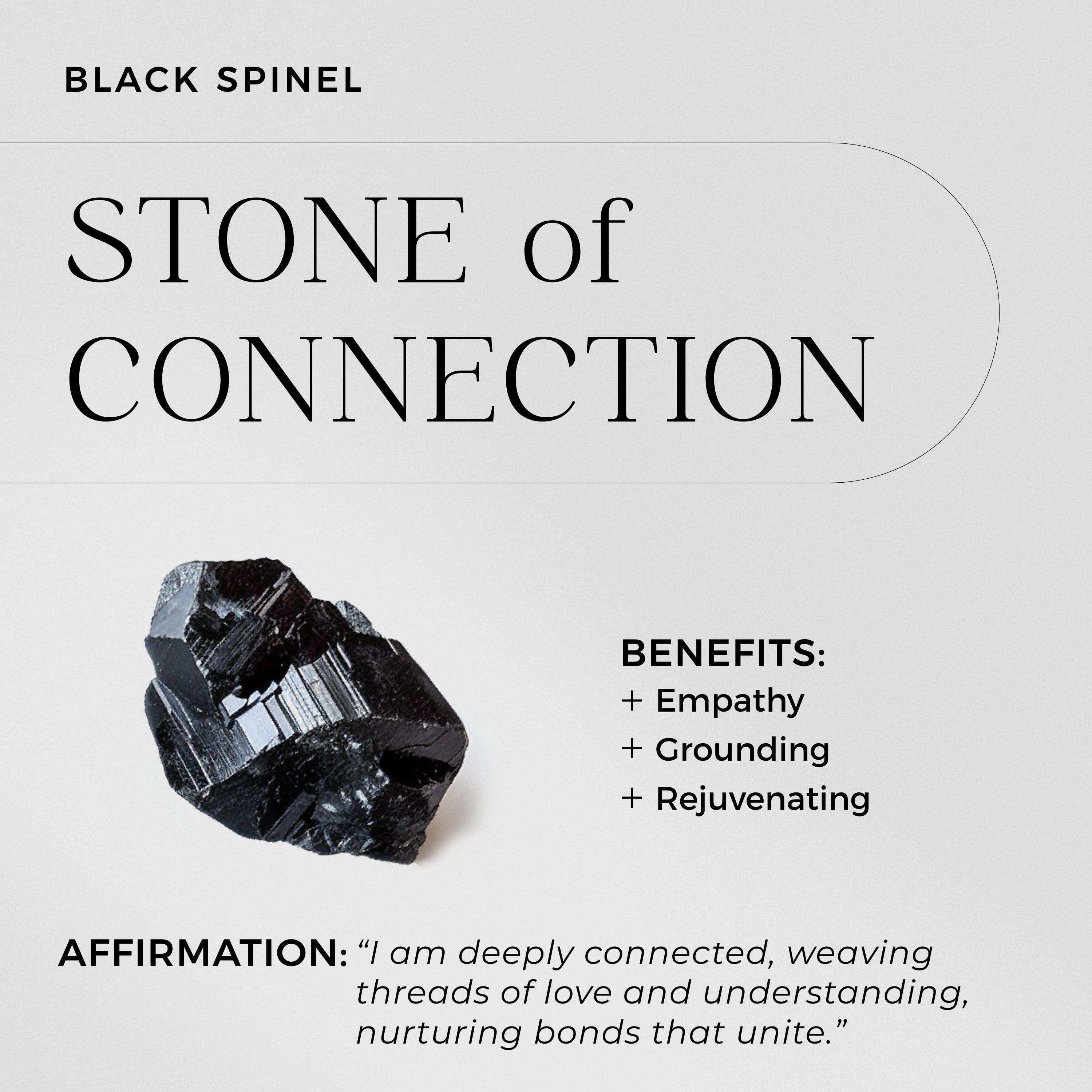 Black Spinel T-Lock Beads Necklace - Raise Your Vibrations