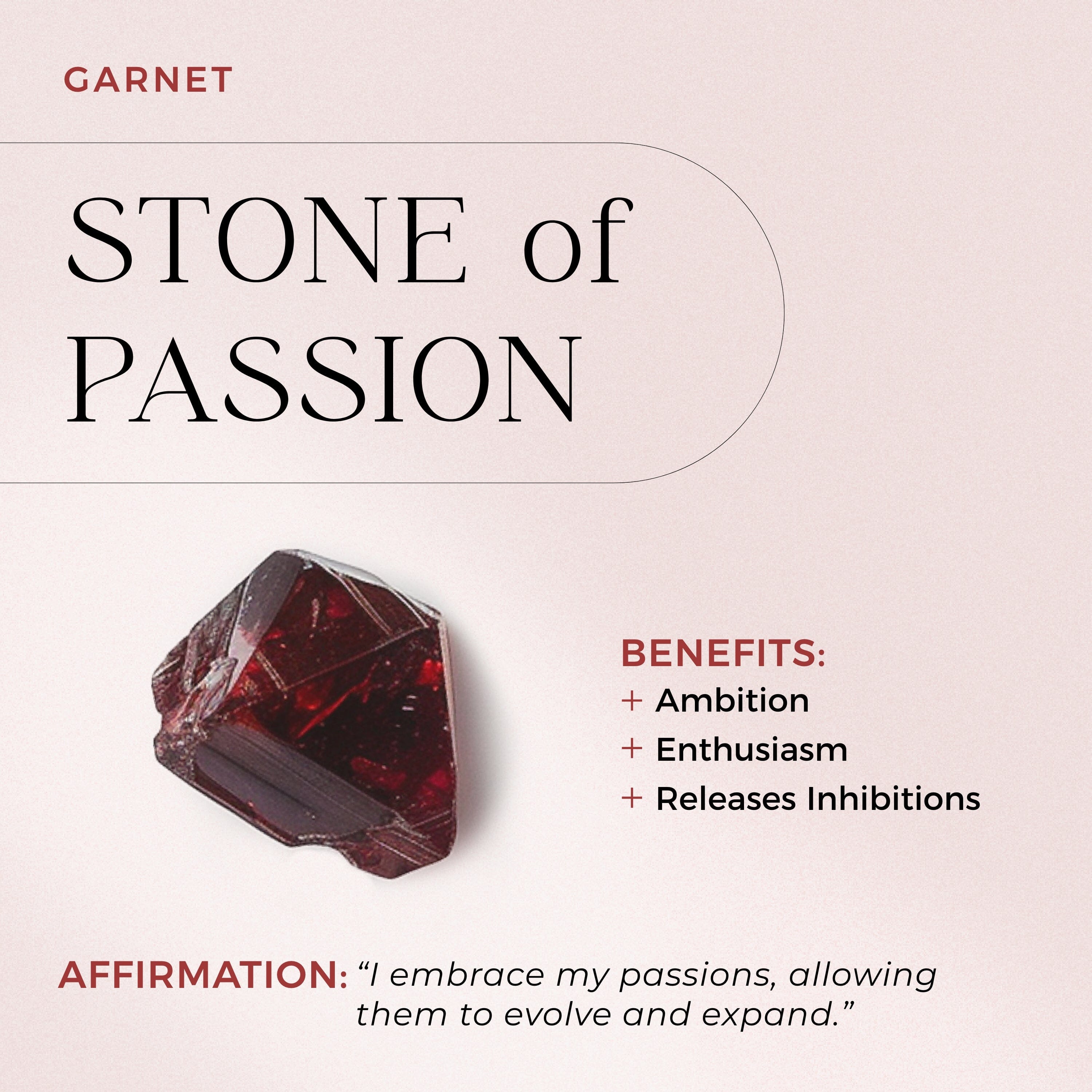 Garnet Round Studs - January Birthstone