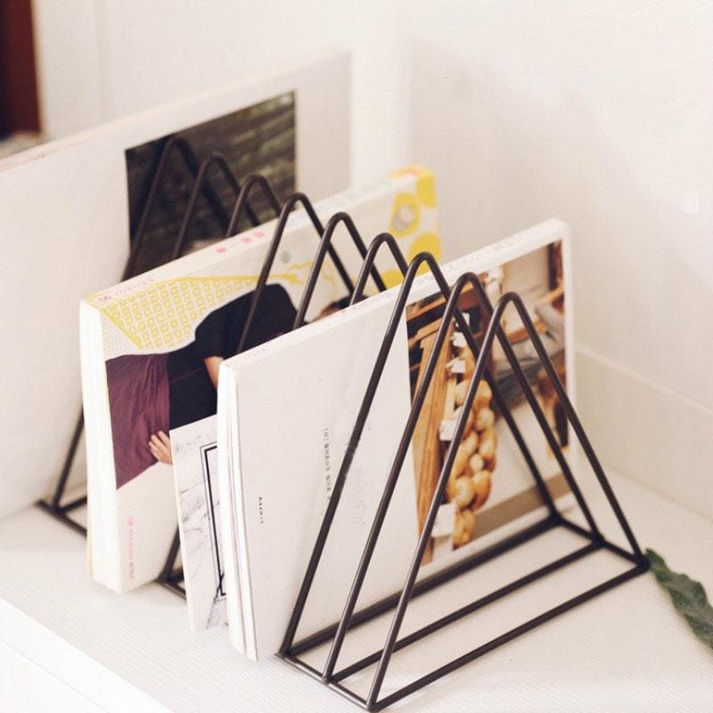 Metal Book And Magazine Rack