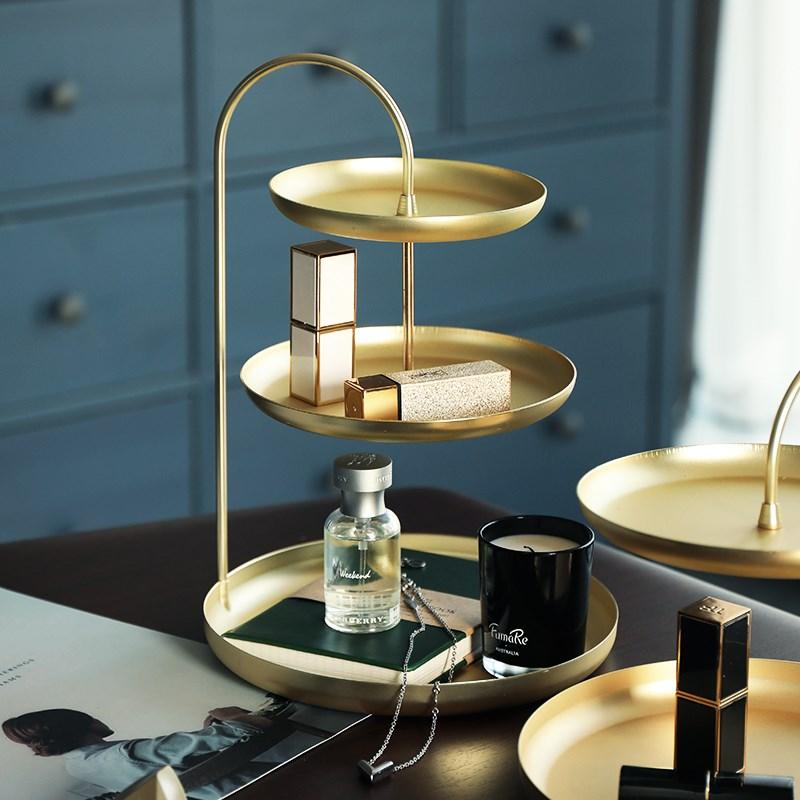 Brass Desk Tray Organizer