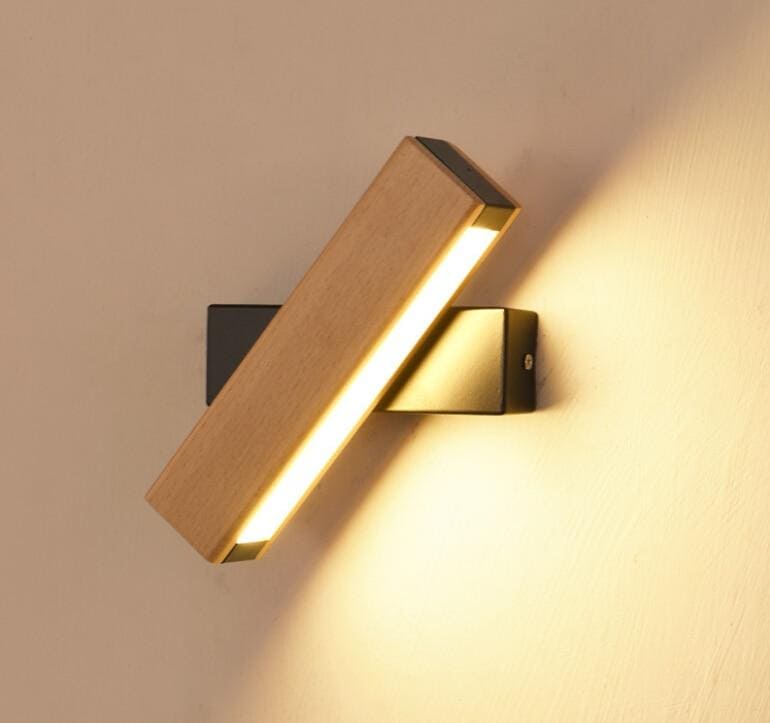 Lampe LED rotative moderne et nordique