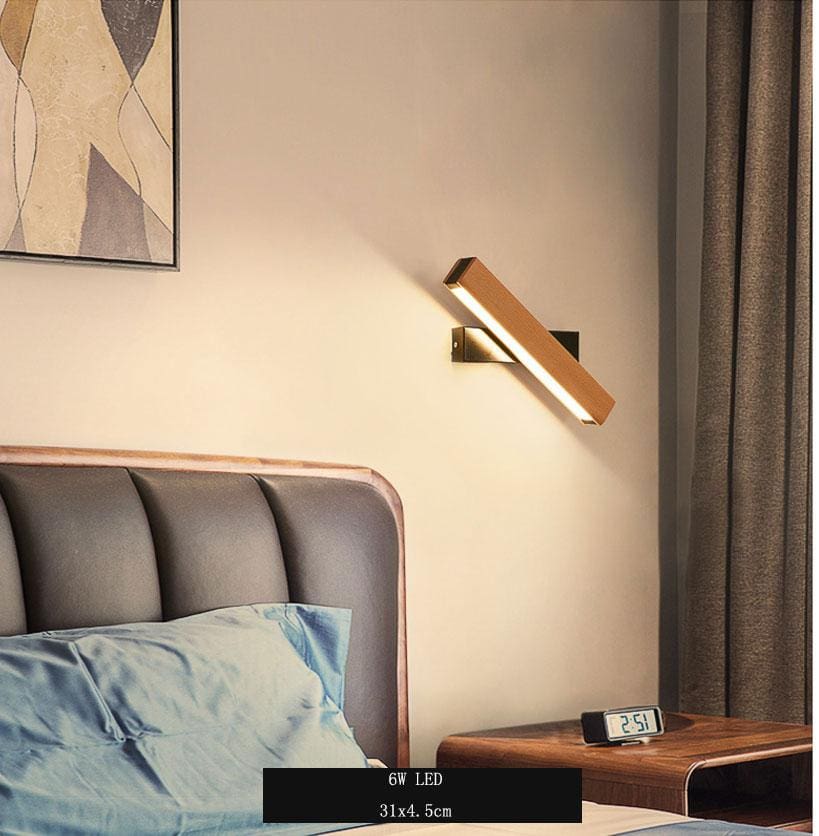 Lampe LED rotative moderne et nordique