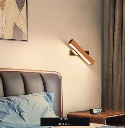 Lampe LED rotative moderne et nordique