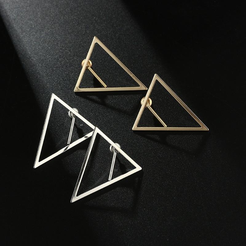 Le Fragment | Boucle d'oreille minimaliste triangulaire