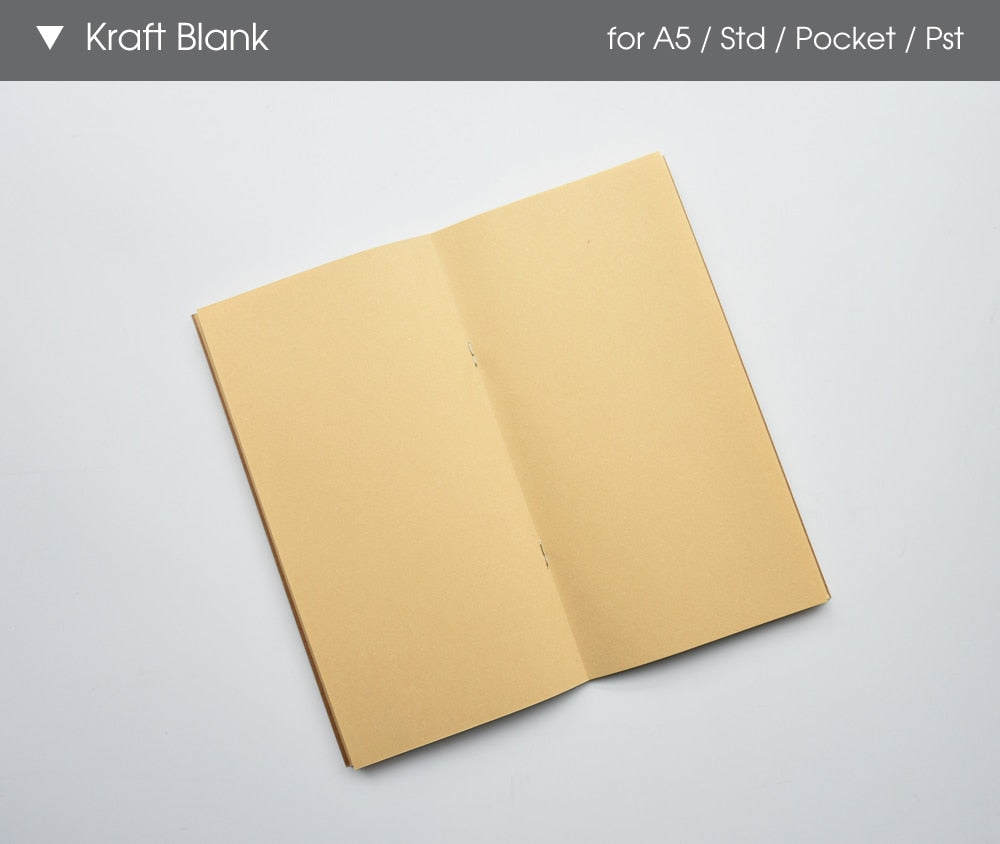 Carnet de croquis en papier kraft vintage 32K