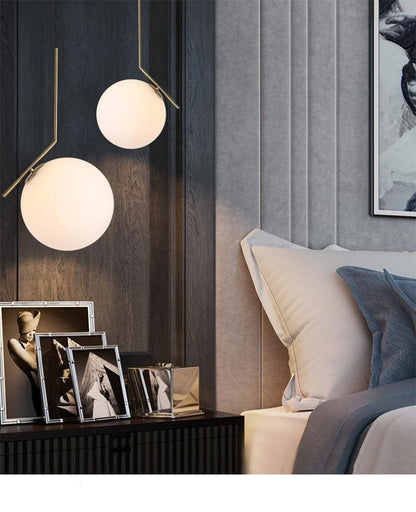 Lampadaire et suspensions modernistes nordiques