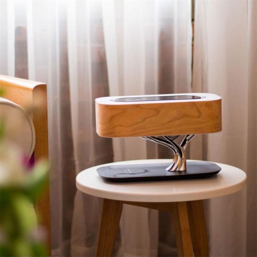 Light of Life | Minimalist Lamp with Wireless Bluetooth Speaker and Charger