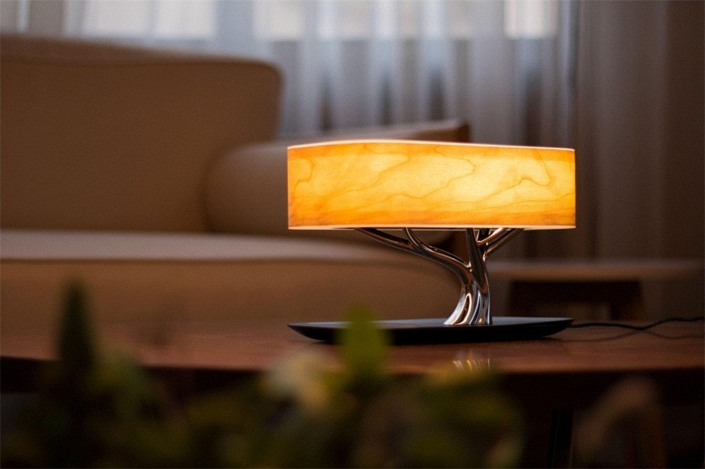 Light of Life | Minimalist Lamp with Wireless Bluetooth Speaker and Charger