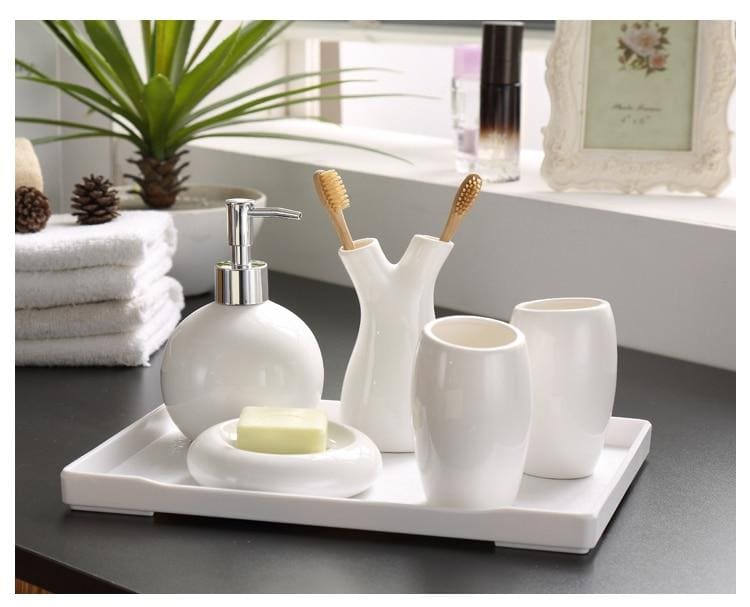 Minimalist Bathroom Accessories Set