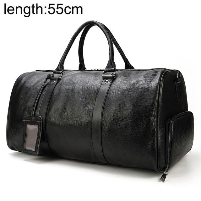 Large Genuine Leather Weekender