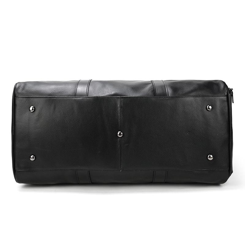 Large Genuine Leather Weekender