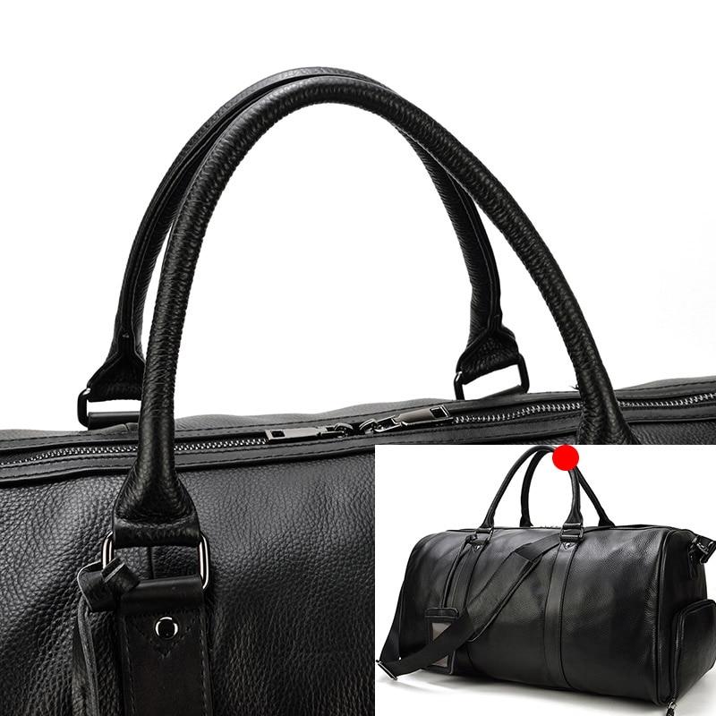 Large Genuine Leather Weekender