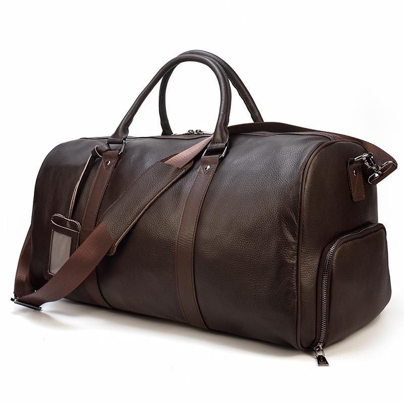 Large Genuine Leather Weekender