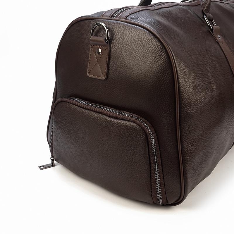 Large Genuine Leather Weekender