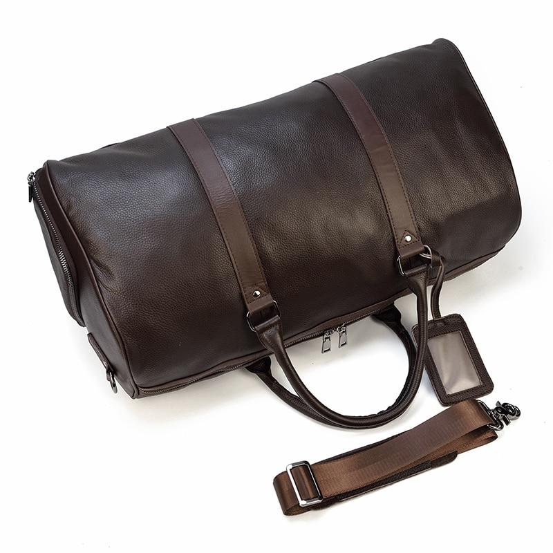 Large Genuine Leather Weekender