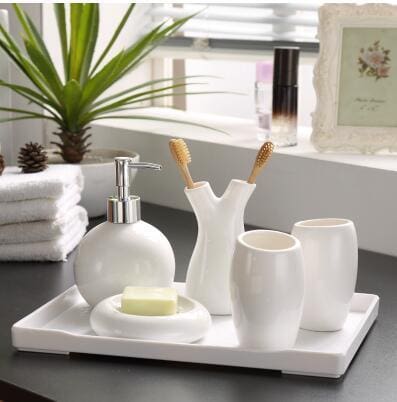 Minimalist Bathroom Accessories Set