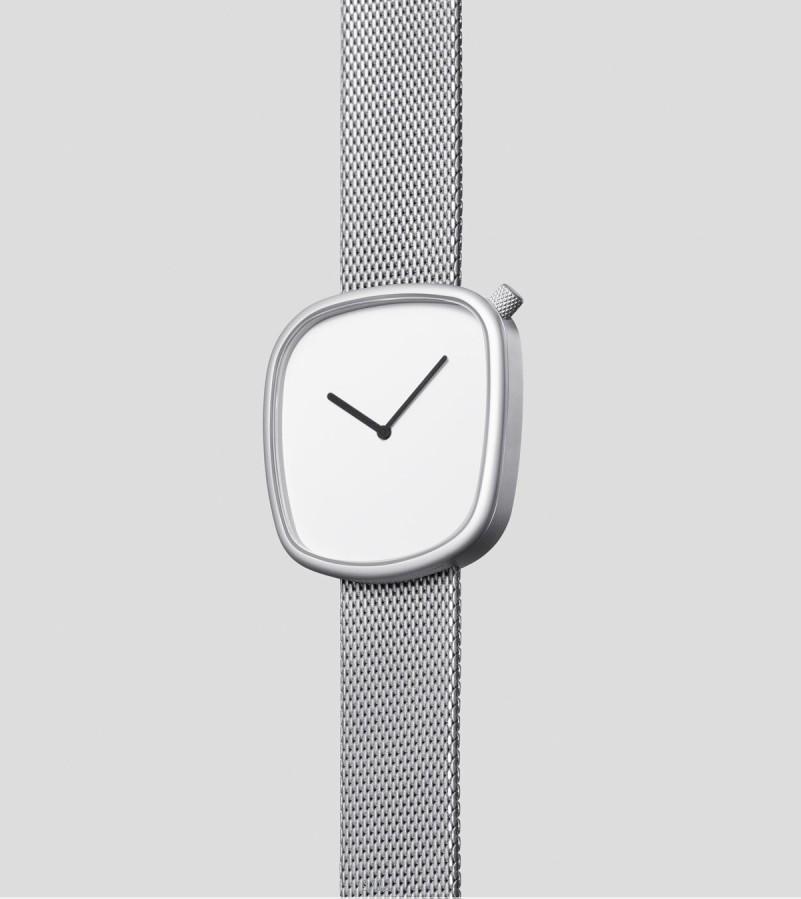 Oblong Minimal Watch | Milanese Metal Watch Band