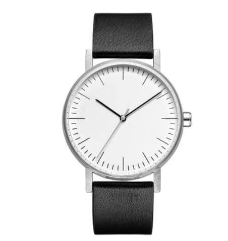 Montres étanches en cuir véritable pour hommes, montres à quartz de luxe de marque supérieure pour femmes, montres de sport simples pour dames, montres unisexes