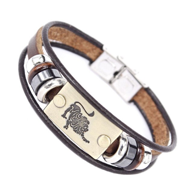 Zodiac Leather Bracelets