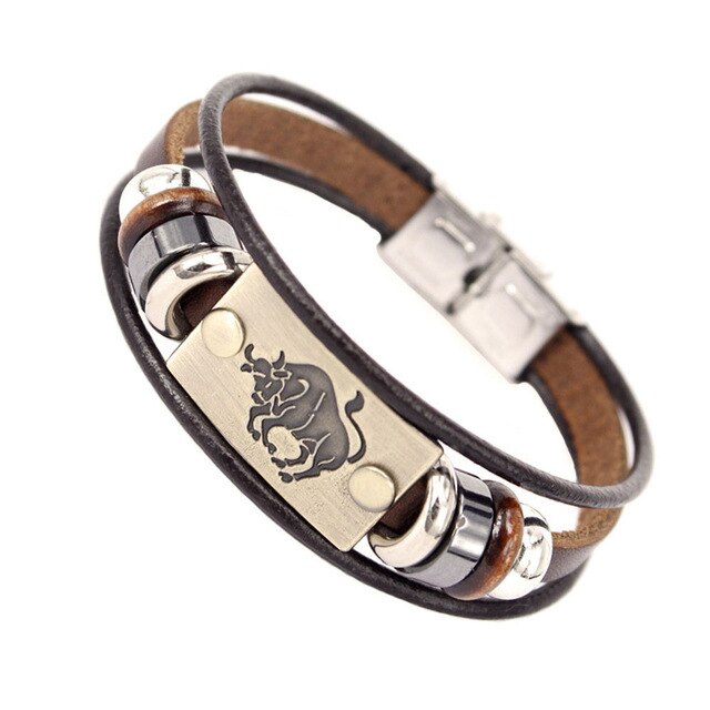 Zodiac Leather Bracelets